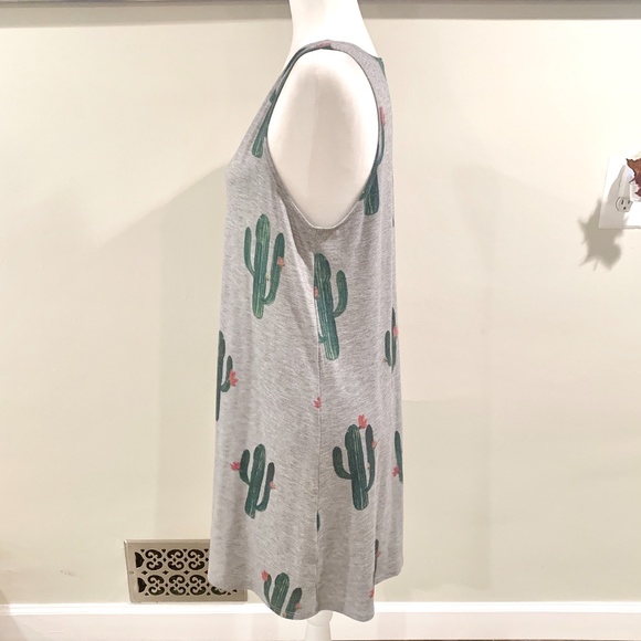 Soft Knit Cactus Tank Dress - Picture 9 of 10